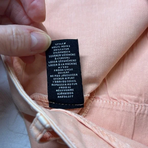 ⭐️Anthro Sanctuary peach shorts standard surplus size 28 - Picture 4 of 9